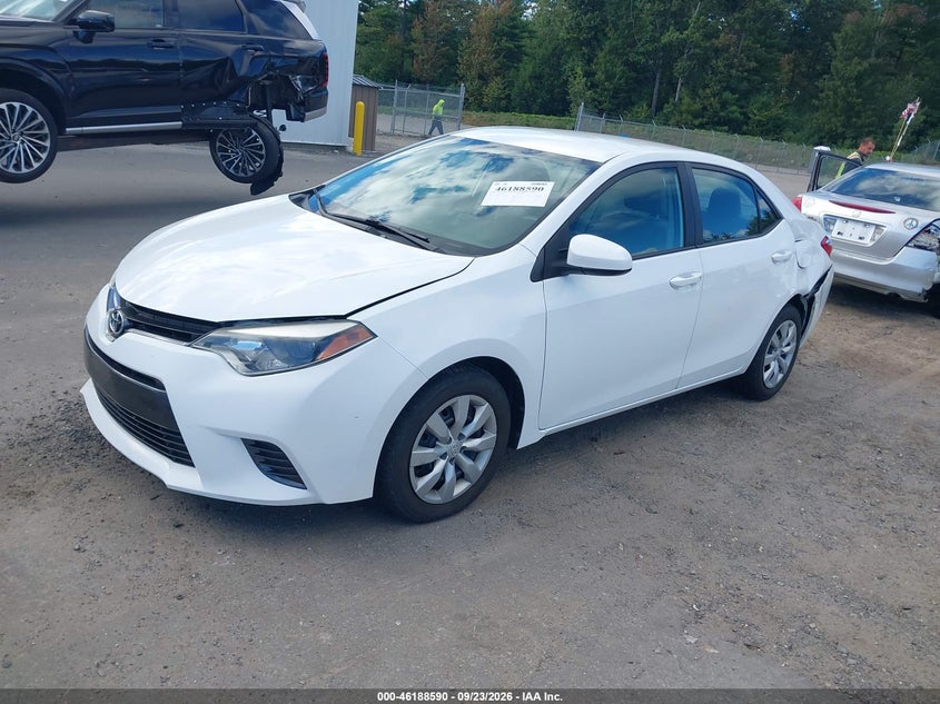 Vin: 2t1burhe6fc399173, lot: 46688474, toyota corolla le 20152