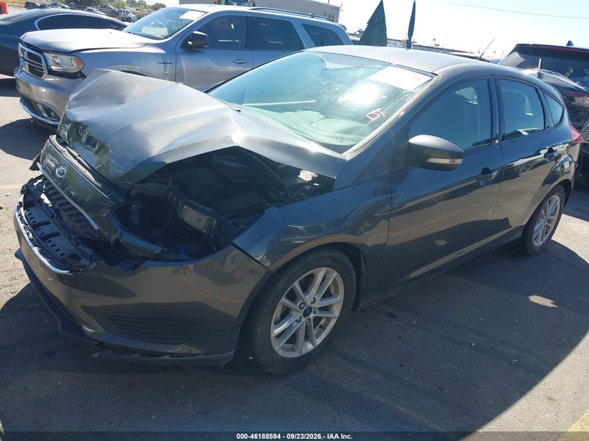 Vin: 1fadp3k25hl328947, lot: 46688478, ford focus se 20172