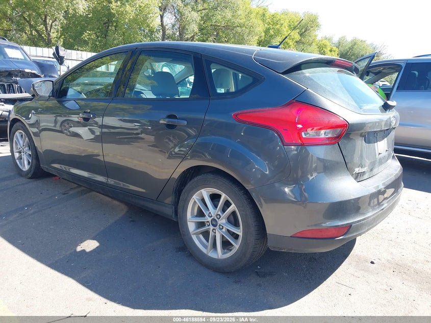 Vin: 1fadp3k25hl328947, lot: 46688478, ford focus se 20173