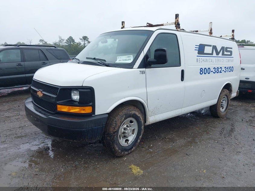 Vin: 1gcwgaff8g1246936, lot: 46688493, chevrolet express work van 20162