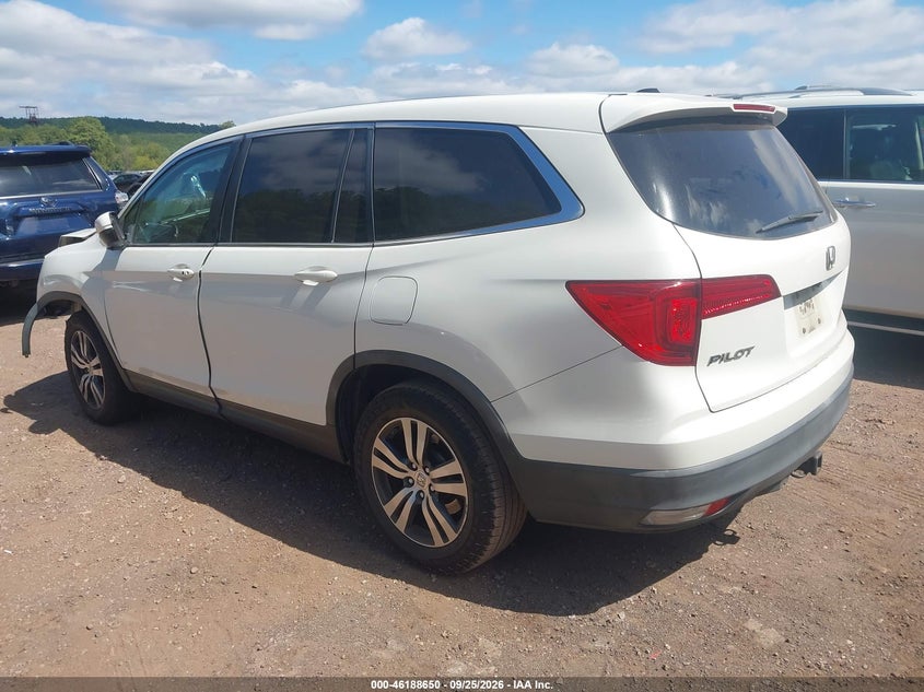Vin: 5fnyf5h86gb010858, lot: 46688534, honda pilot ex-l 20163