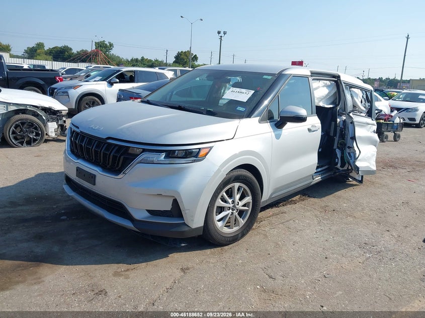 Vin: kndnb4h35n6156870, lot: 46688536, kia carnival mpv lx seat package 20222