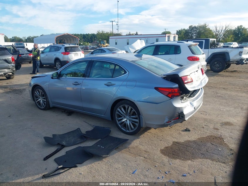 Vin: 19uub3f78fa010619, lot: 46688538, acura tlx v6 advance 20153