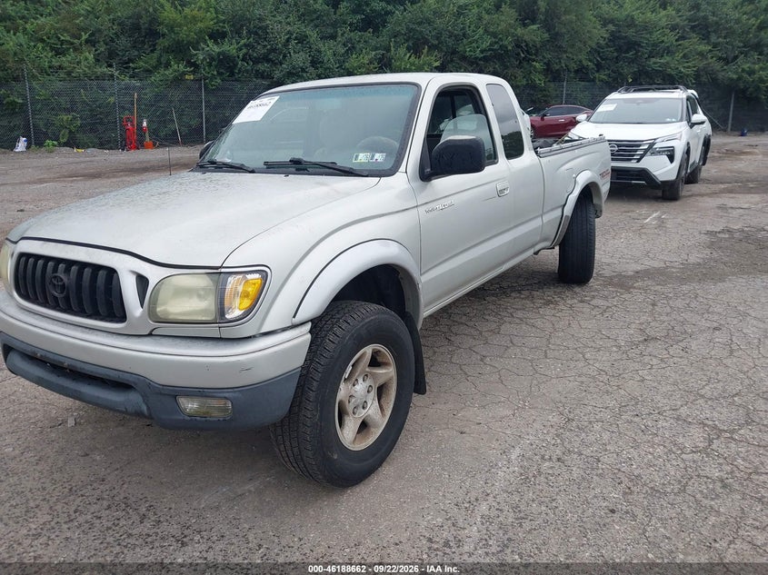 2004 Toyota Tacoma Prerunner, Right Rear, IAAI, VIN 5TESN92N04Z332730 — photo 2