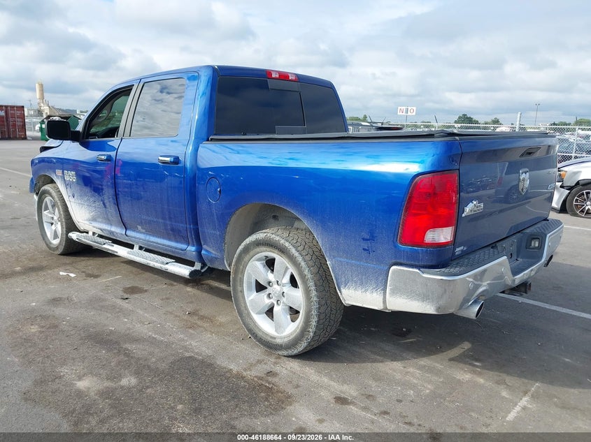 Vin: 3c6rr7lt6hg511545, lot: 46688548, ram 1500 big horn  4x4 5'7 box 20173