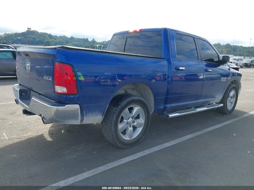 Vin: 3c6rr7lt6hg511545, lot: 46688548, ram 1500 big horn  4x4 5'7 box 20174