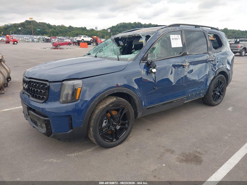 Vin: 5xyp5dgcxrg556699, lot: 46688557, kia telluride sx x-line 20242