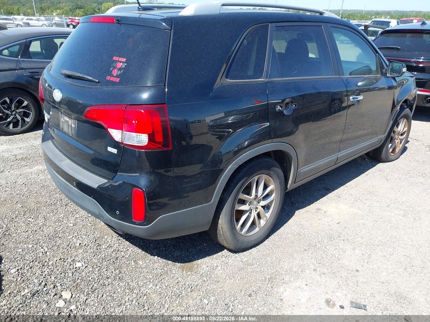 Vin: 5xykt4a72fg557451, lot: 46688577, kia sorento lx v6 20154
