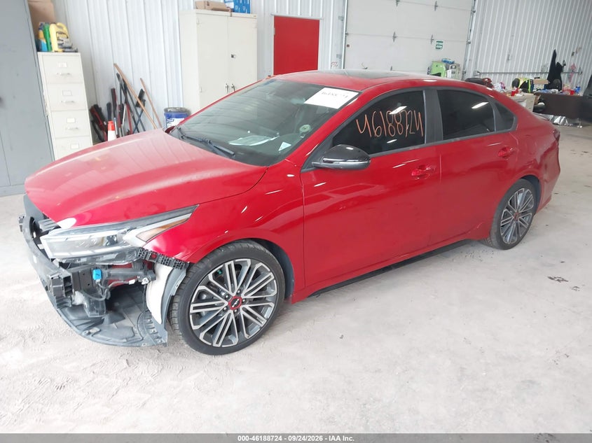Vin: 3kpf44ac9ne492671, lot: 46688609, kia forte gt manual 20222