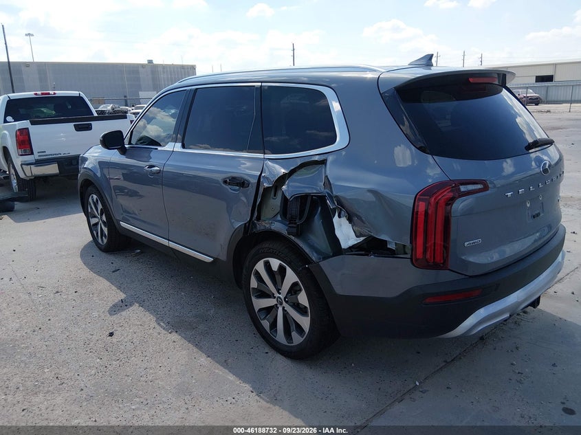 Vin: 5xyp3dhc9mg111416, lot: 46688616, kia telluride ex 20213