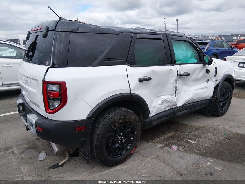 Vin: 3fmcr9cn8sre36687, lot: 46688625, ford bronco sport outer banks 20254