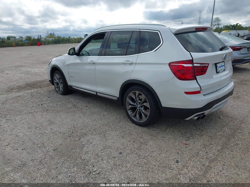 Vin: 5uxwx9c59f0d60945, lot: 46688643, bmw x3 xdrive28i 20153