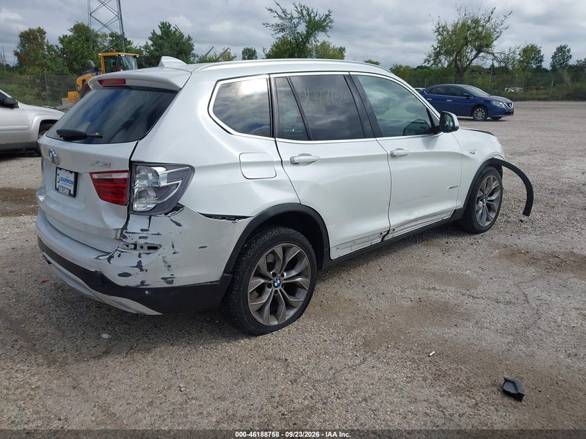 Vin: 5uxwx9c59f0d60945, lot: 46688643, bmw x3 xdrive28i 20154