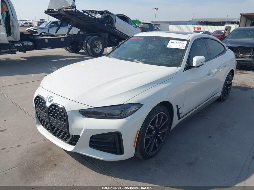 Vin: wba63av02nfm08646, lot: 46688647, bmw 430i gran coupe 20222