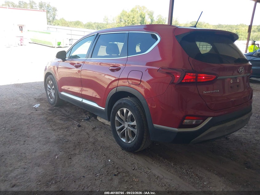 Vin: 5nms23ad6kh084768, lot: 46688649, hyundai santa fe se 20193