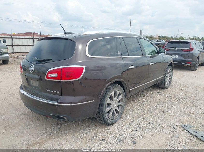 Vin: 5gakrbkd7gj306290, lot: 46688652, buick enclave leather 20164