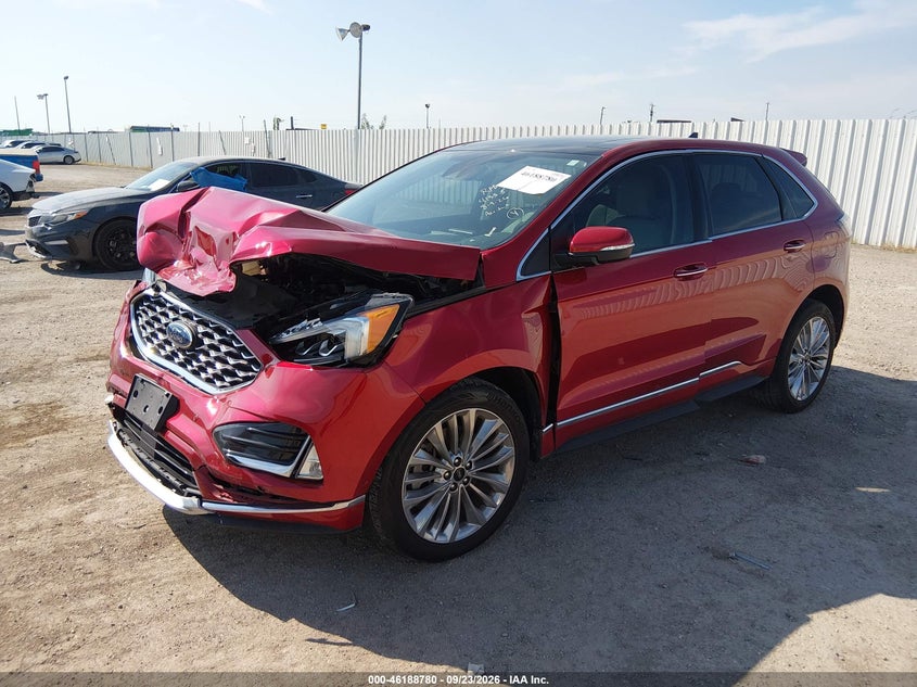 Vin: 2fmpk4k93rba39457, lot: 46688664, ford edge titanium 20242