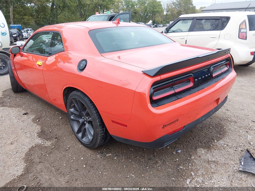 Vin: 2c3cdzfj3lh221442, lot: 46688686, dodge challenger r/t scat pack 20203