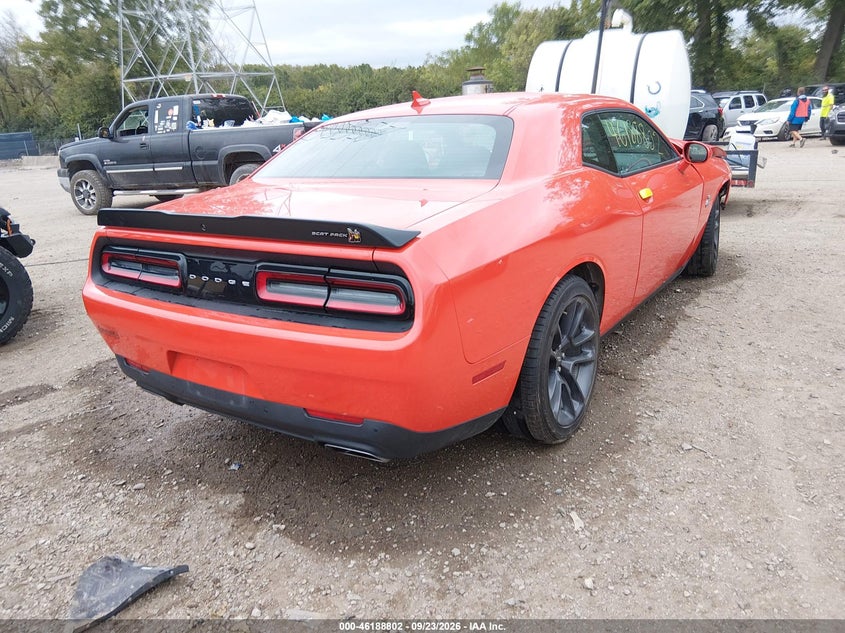 Vin: 2c3cdzfj3lh221442, lot: 46688686, dodge challenger r/t scat pack 20204