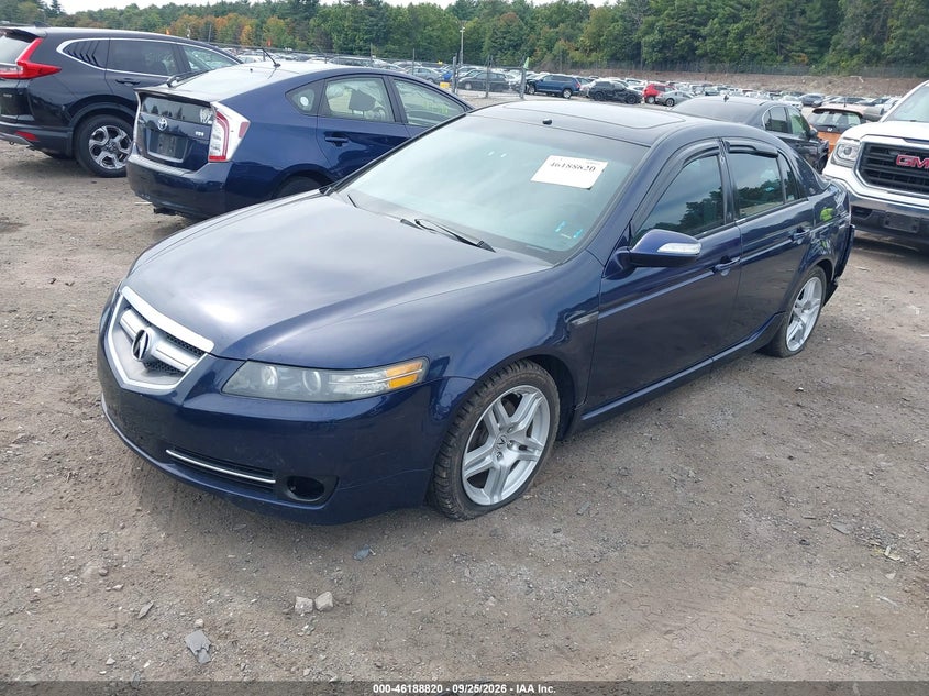 2007 Acura TL, Удар сзади, IAAI, VIN 19UUA66217A016756 — фото 2