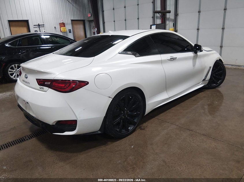 Vin: jn1cv7el3hm321032, lot: 46688707, infiniti q60 2.0t premium 20174