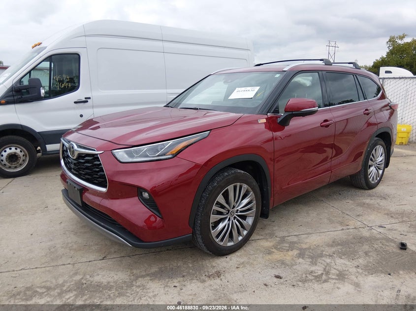 Vin: 5tdkdrah7ps044400, lot: 46688714, toyota highlander platinum 20232