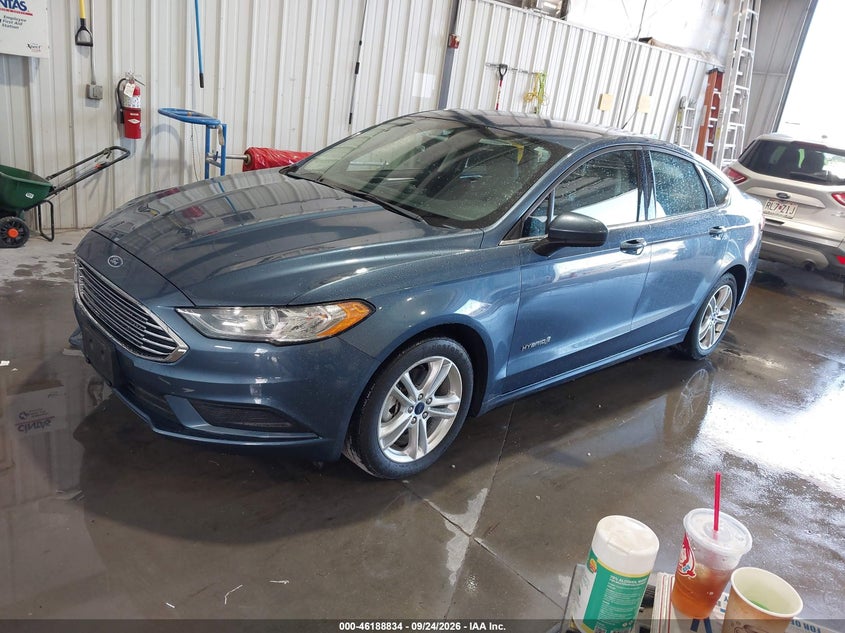 Vin: 3fa6p0uu5jr273753, lot: 46688718, ford fusion hybrid s 20182
