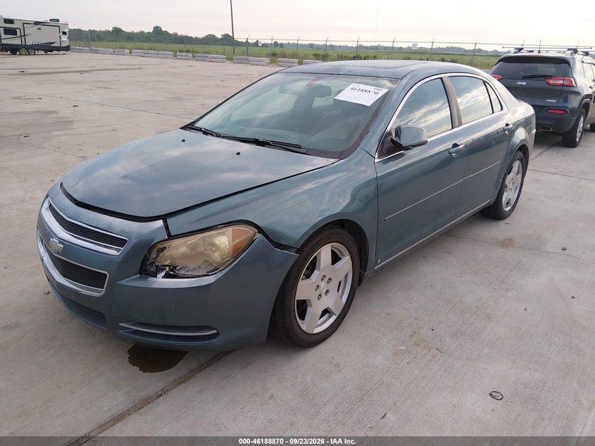 2009 Chevrolet Malibu Lt, Front End, IAAI, VIN 1G1ZJ577X9F106737 — photo 2