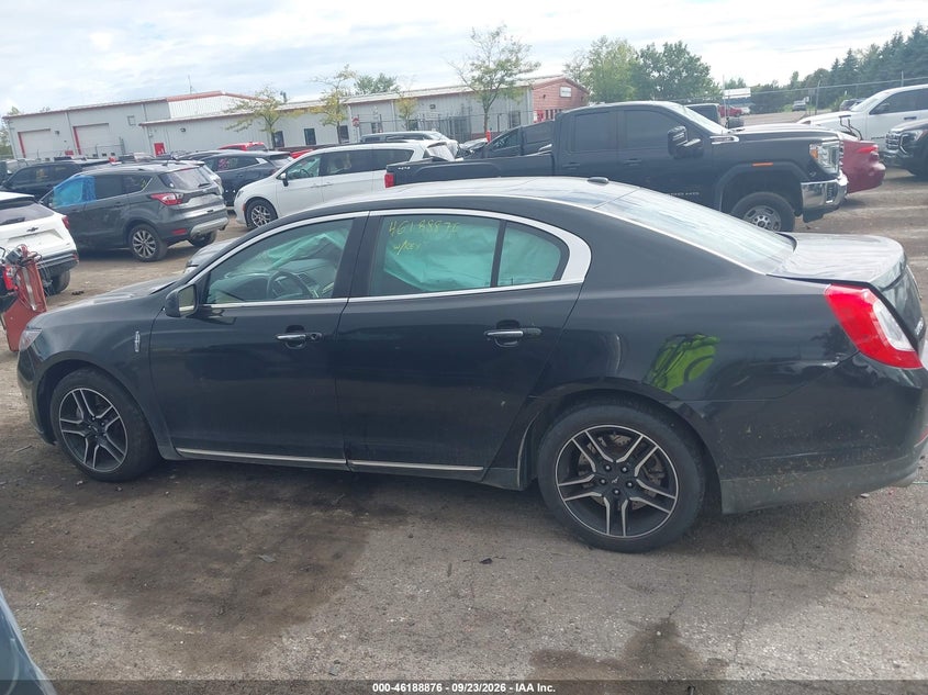 LINCOLN MKS 2013 VIN 1LNHL9FT5DG603907