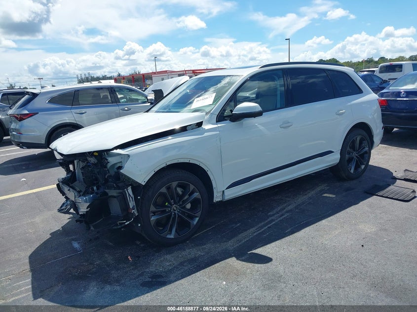 Vin: wa1lvbf74sd025620, lot: 46688761, audi q7 premium plus 55 tfsi quattro tiptronic 20252