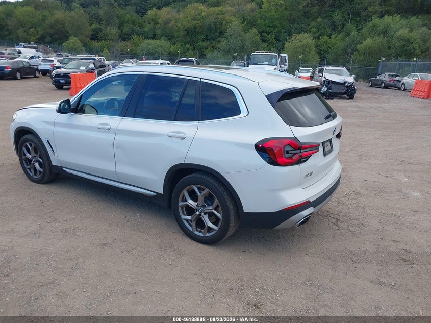 Vin: 5ux53dp09n9l35320, lot: 46688772, bmw x3 xdrive30i 20223