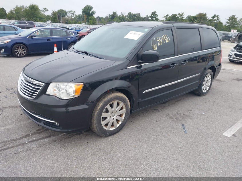 Vin: 2c4rc1bg6dr708697, lot: 46688880, chrysler town & country touring 20132