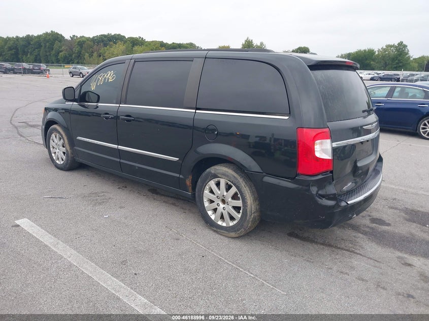 Vin: 2c4rc1bg6dr708697, lot: 46688880, chrysler town & country touring 20133