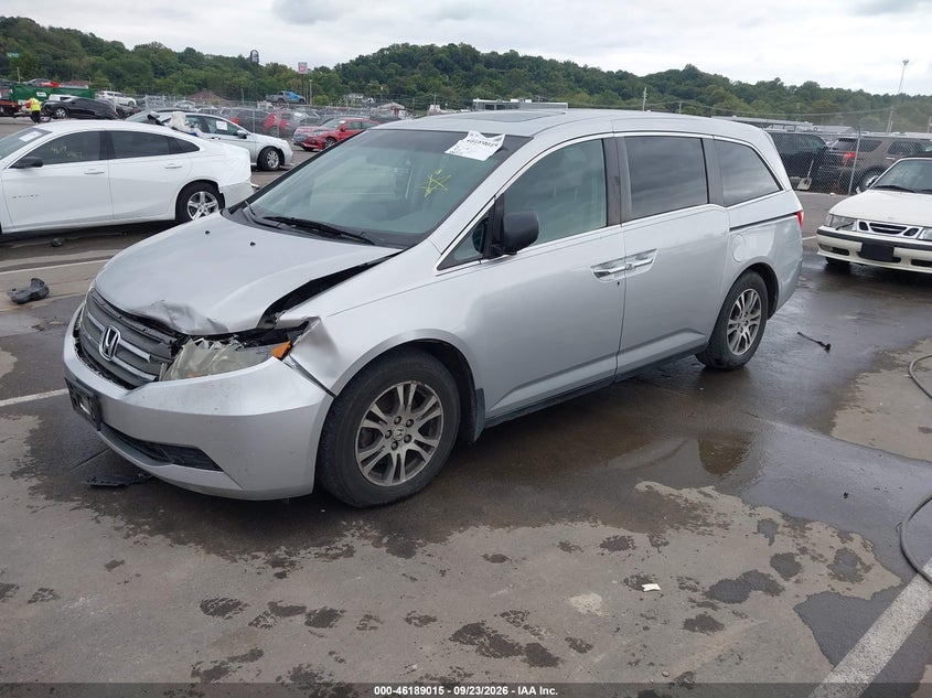 Vin: 5fnrl5h66db001519, lot: 46688899, honda odyssey ex-l 20132