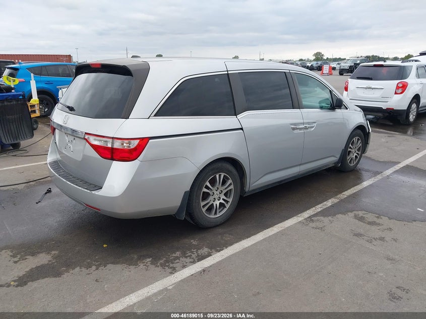 Vin: 5fnrl5h66db001519, lot: 46688899, honda odyssey ex-l 20134