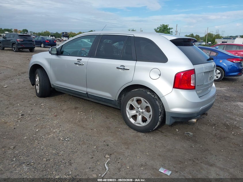 Vin: 2fmdk4jc7bbb49501, lot: 46688907, ford edge sel 20113