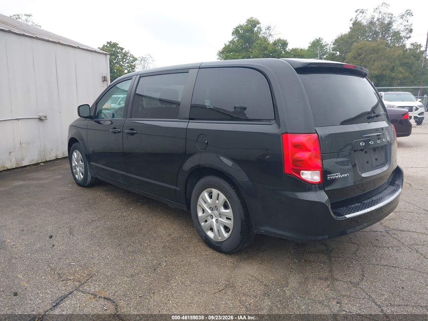 Vin: 2c4rdgbgxjr273324, lot: 46688922, dodge grand caravan se 20183
