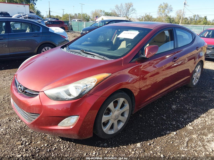 Vin: 5npdh4ae1dh180643, lot: 46688929, hyundai elantra limited 20132