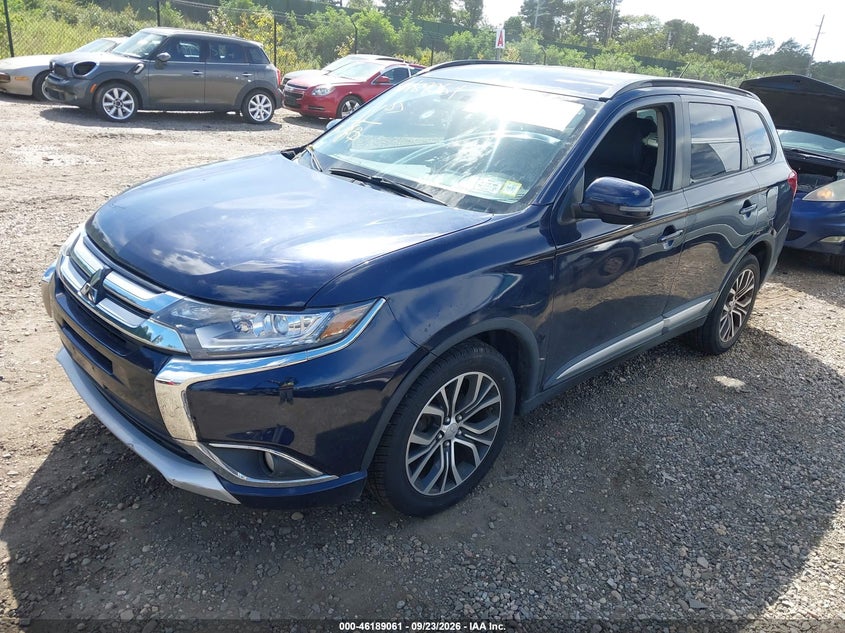 Vin: ja4az3a35gz026176, lot: 46688945, mitsubishi outlander sel 20162