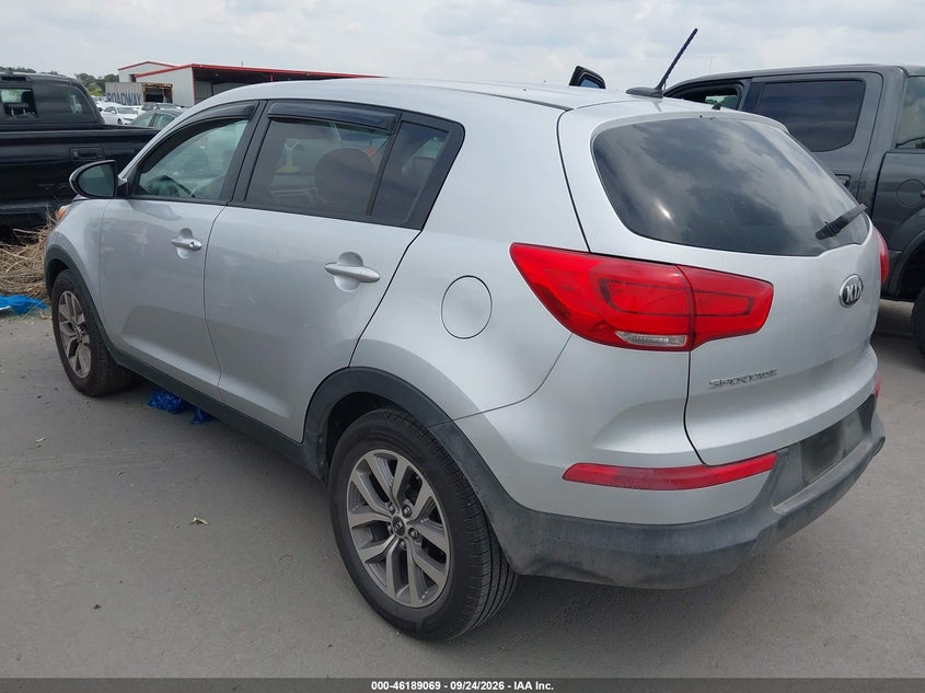 Vin: kndpb3ac8g7866887, lot: 46688953, kia sportage lx 20163