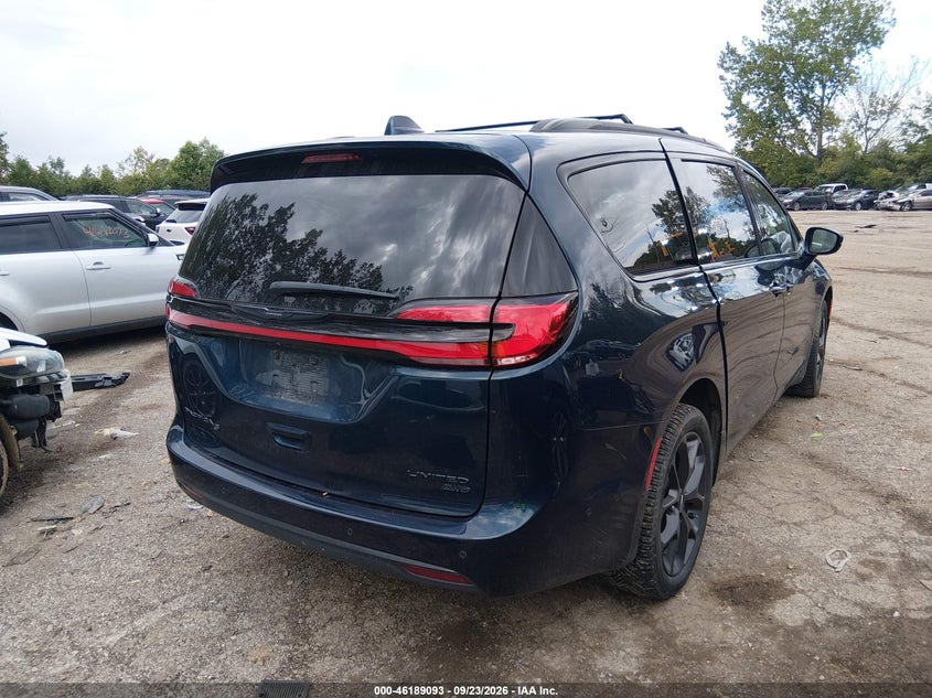 Vin: 2c4rc3gg4nr119850, lot: 46688977, chrysler pacifica limited awd 20224