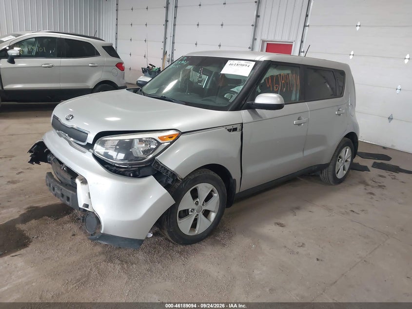 Vin: kndjn2a29g7850941, lot: 46688978, kia soul 20162