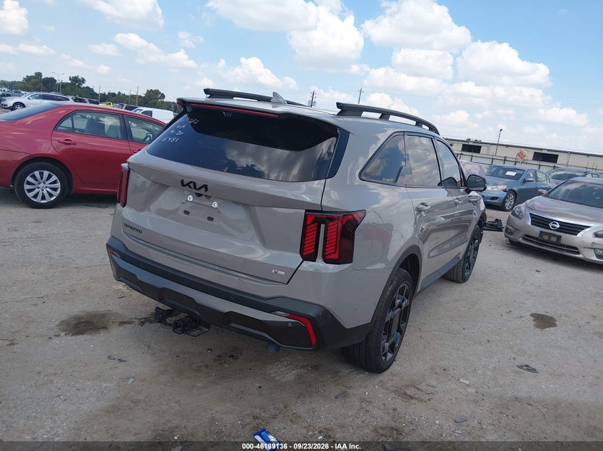 Vin: 5xyrkdjf9sg336481, lot: 46689020, kia sorento x-line sx prestige 20254