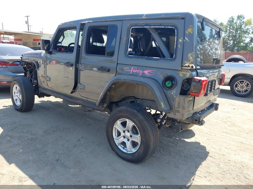 Vin: 1c4jjxfm3mw553359, lot: 46689079, jeep wrangler unlimited rubicon 4x4 20213