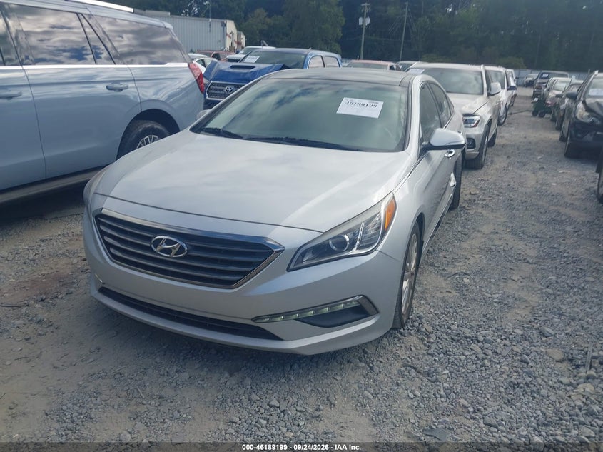 Vin: 5npe34af4fh113842, lot: 46689083, hyundai sonata 2.4l limited 20152