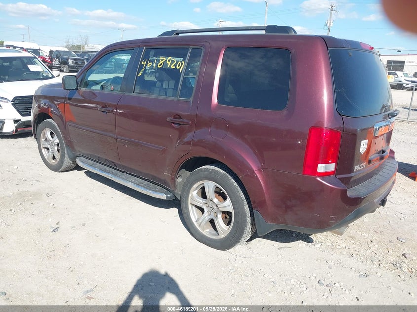 Vin: 5fnyf4h55eb501290, lot: 46689085, honda pilot ex-l 20143
