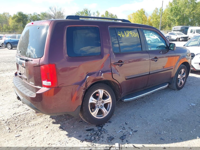 Vin: 5fnyf4h55eb501290, lot: 46689085, honda pilot ex-l 20144