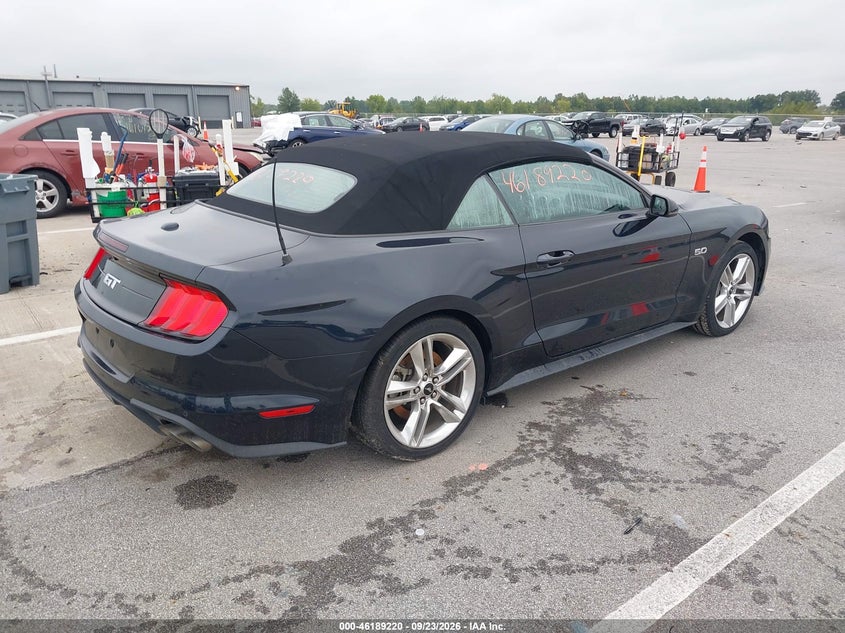 Vin: 1fatp8ff3m5110350, lot: 46689104, ford mustang gt premium 20214
