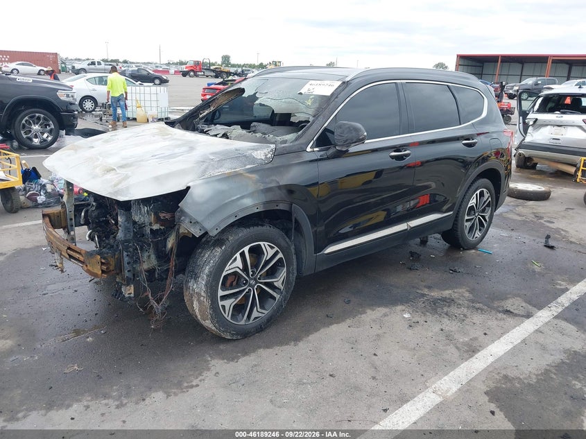 Vin: 5nms5caa2kh067964, lot: 46689130, hyundai santa fe ultimate 2.0t 20192