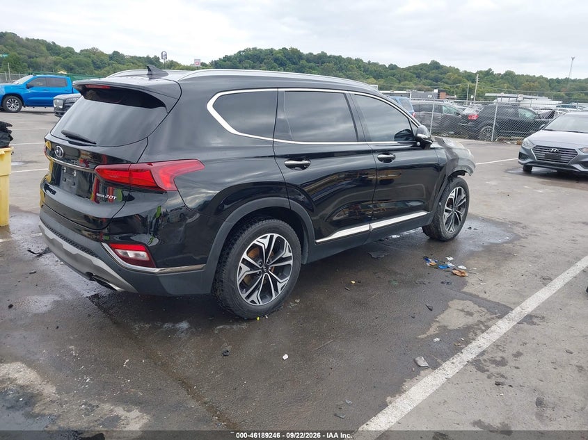 Vin: 5nms5caa2kh067964, lot: 46689130, hyundai santa fe ultimate 2.0t 20194